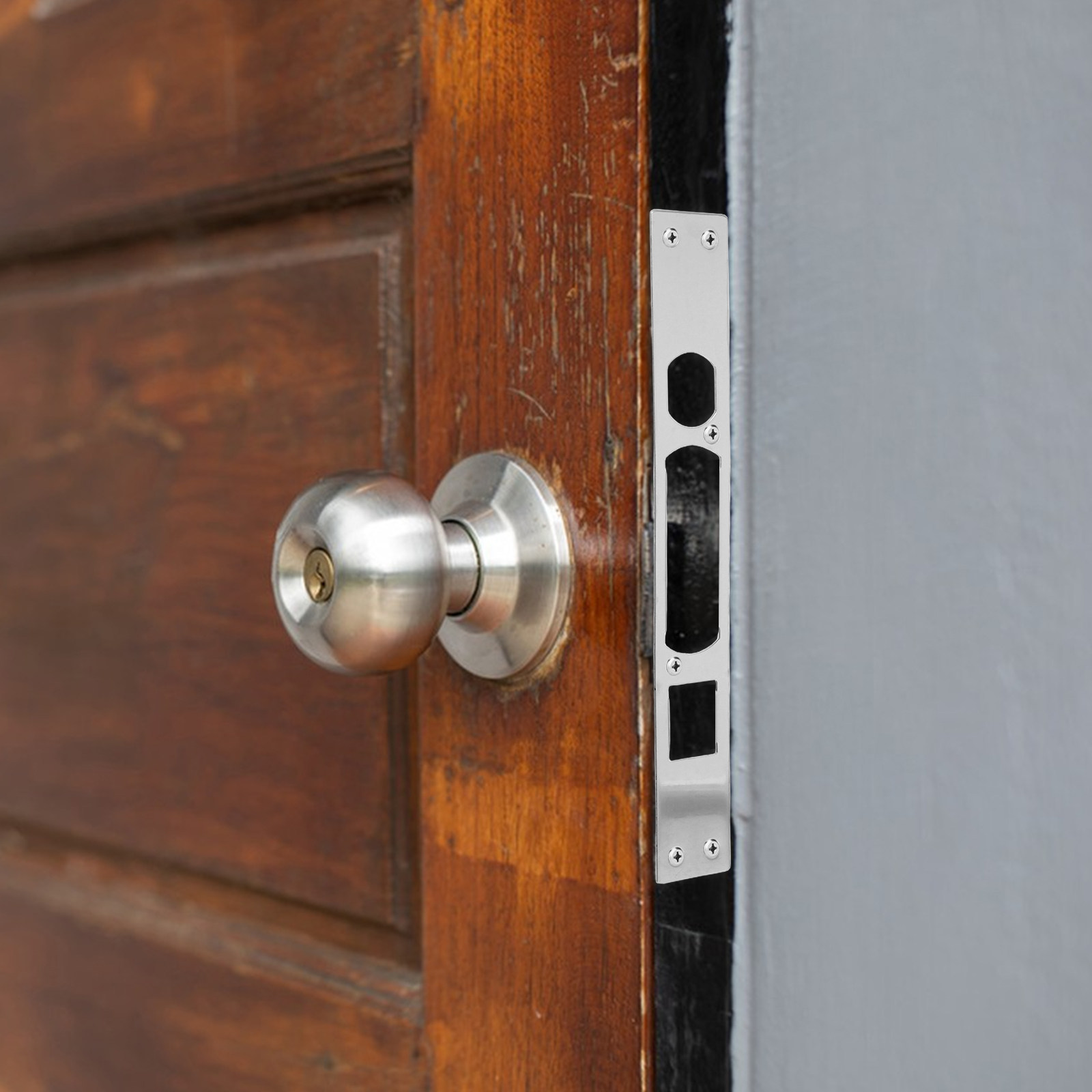 Home Security Bars - 2Pcs Solid Stainless Steel Door Bolt