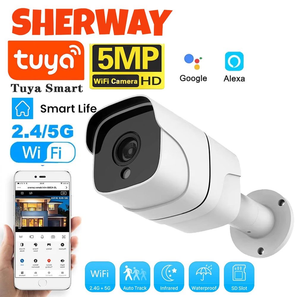 Tuya 5G Wifi IP Camera Outdoor - Home Security Google Camera review and price