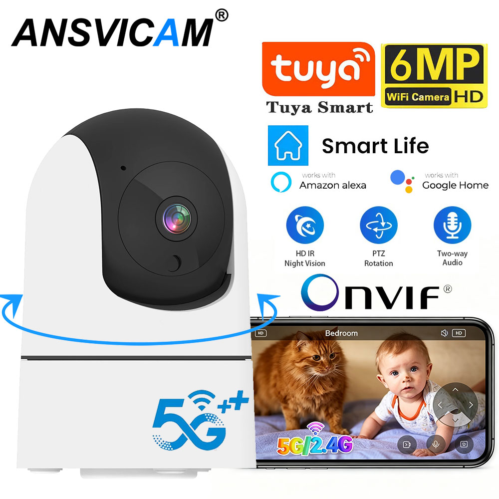 2K 6MP Mini 5G Wifi Tuya IP  C - Home Security Google Camera review and price