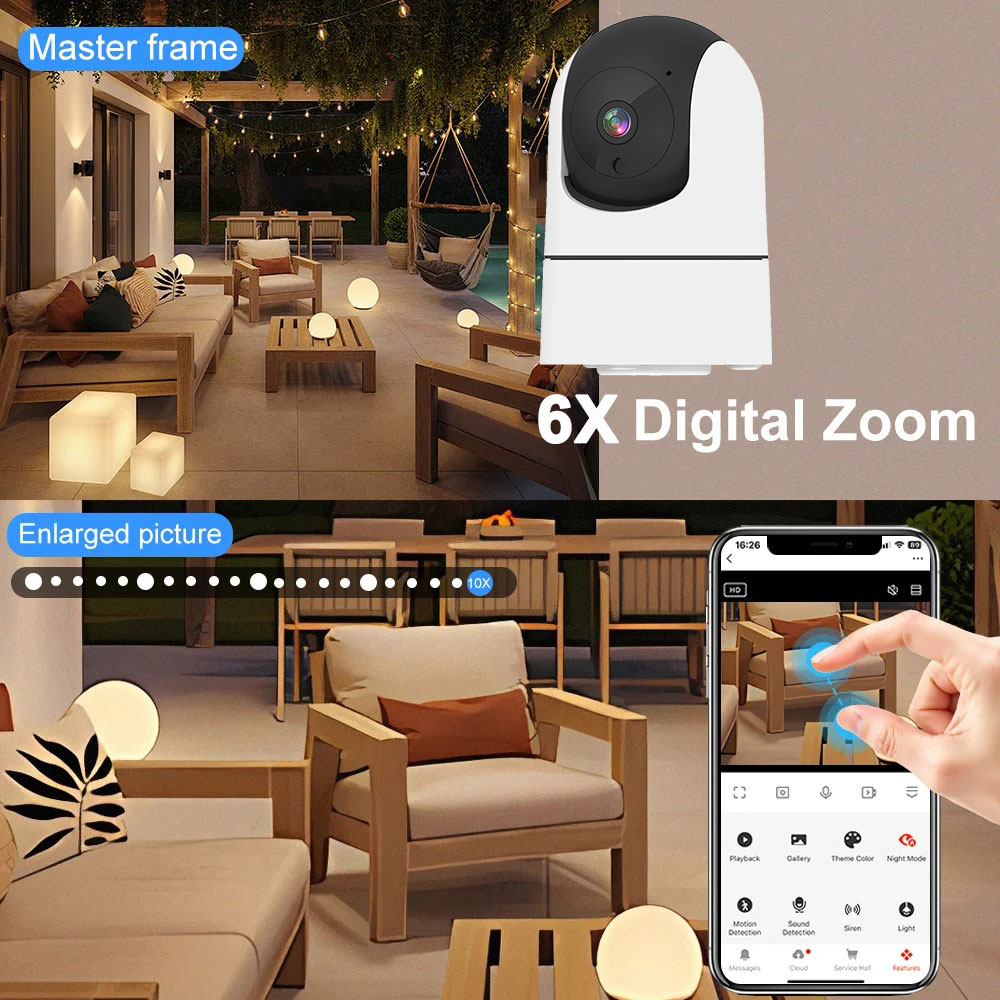 2K 6MP Mini 5G Wifi Tuya IP  C - Home Security Google Camera review and price