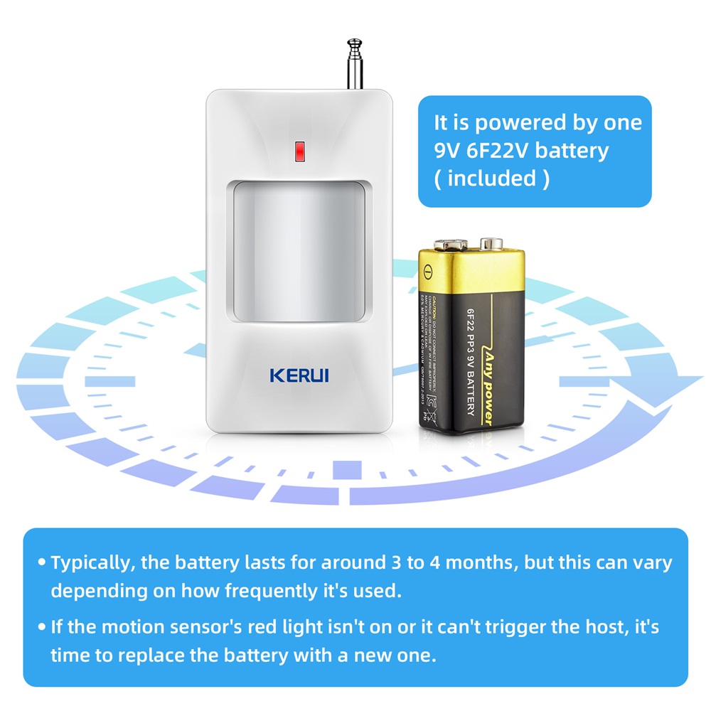 KERUI Wireless PIR Motion Sens - Pet Immune Pir Sensor review and price