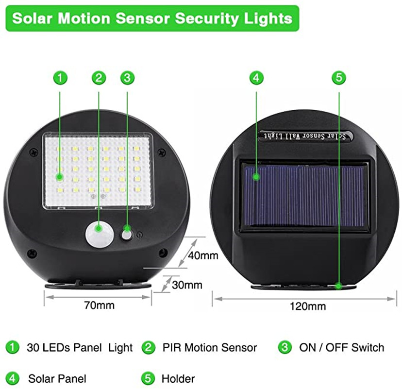 30LED Solar Lights Outdoor Sec - Home Security Lights Outdoors review and price