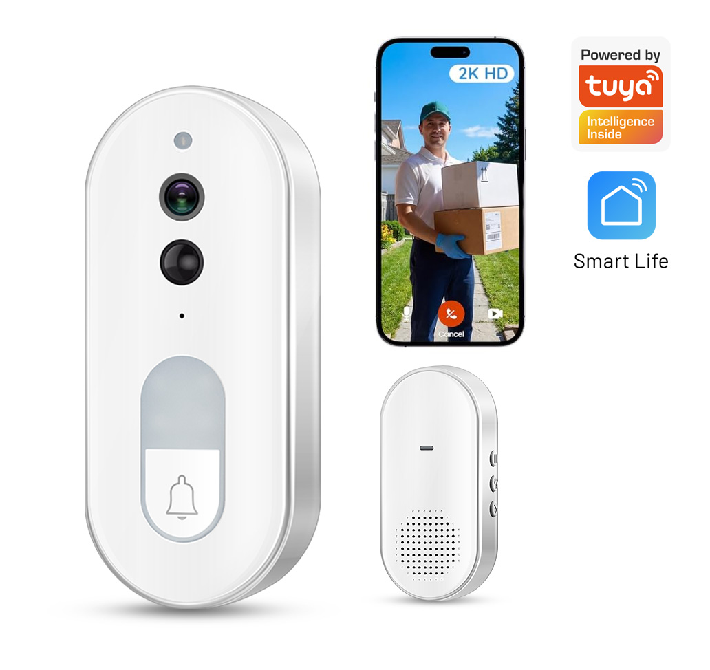 Tuya Smart Video Doorbell Wire - Home Security Google Camera review and price