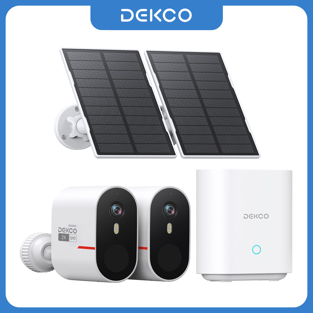 Dekco 3MP WiFi Solar Camera Sy - Home Security Google Camera review and price