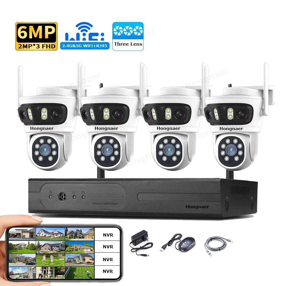 2026 Hongnaer 6MP 4CH 3 Lens 2 - Home Security And Camera System review and price
