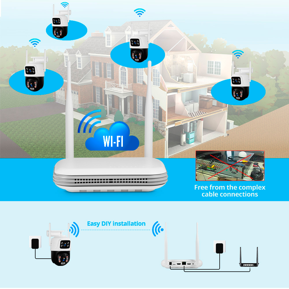 KERUI Waterproof 6MP HD Wirele - Home Security And Camera System review and price