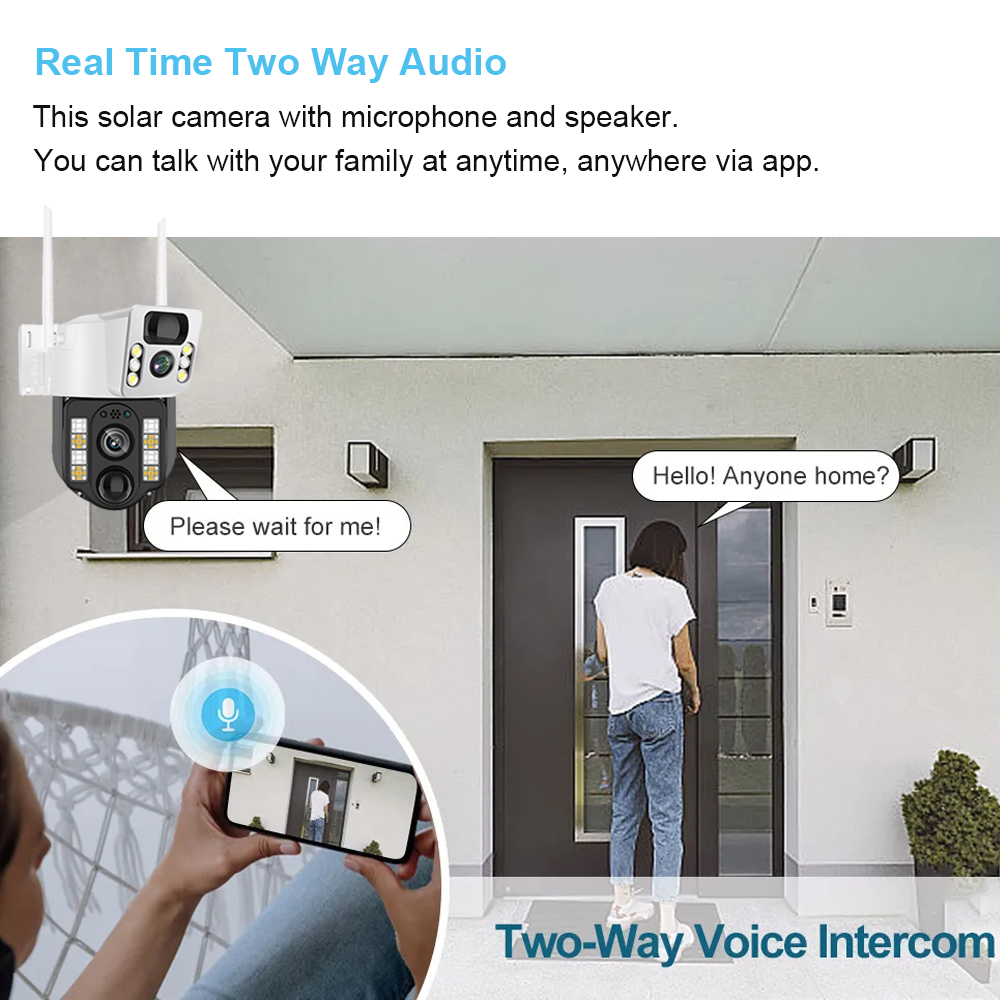 WiFi/4G Solar Camera IP CCTV S - Home Security Monitoring Service review and price
