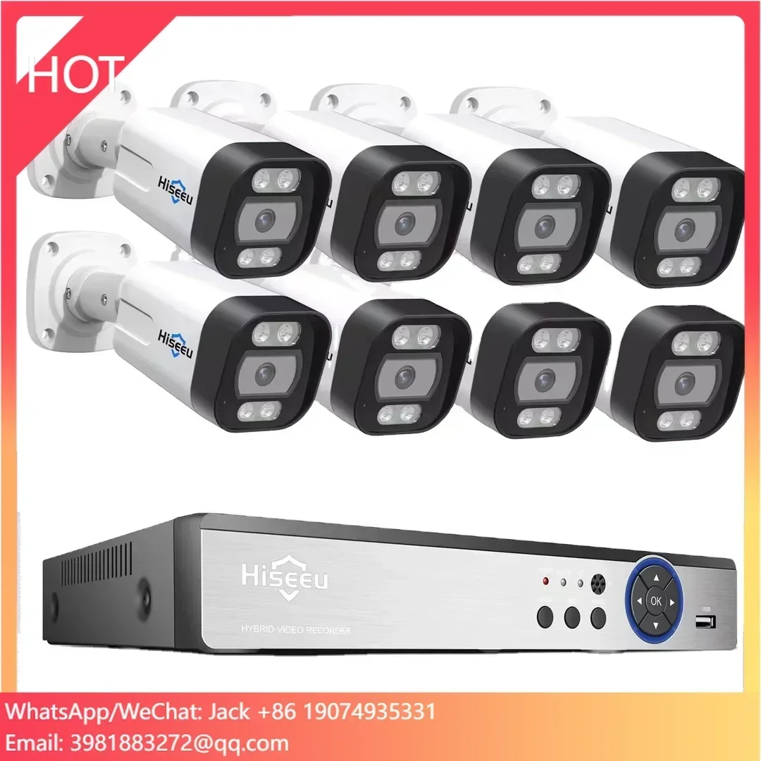Hiseeu 4K 8channel 8mp Outdoor - Home Security And Camera System review and price