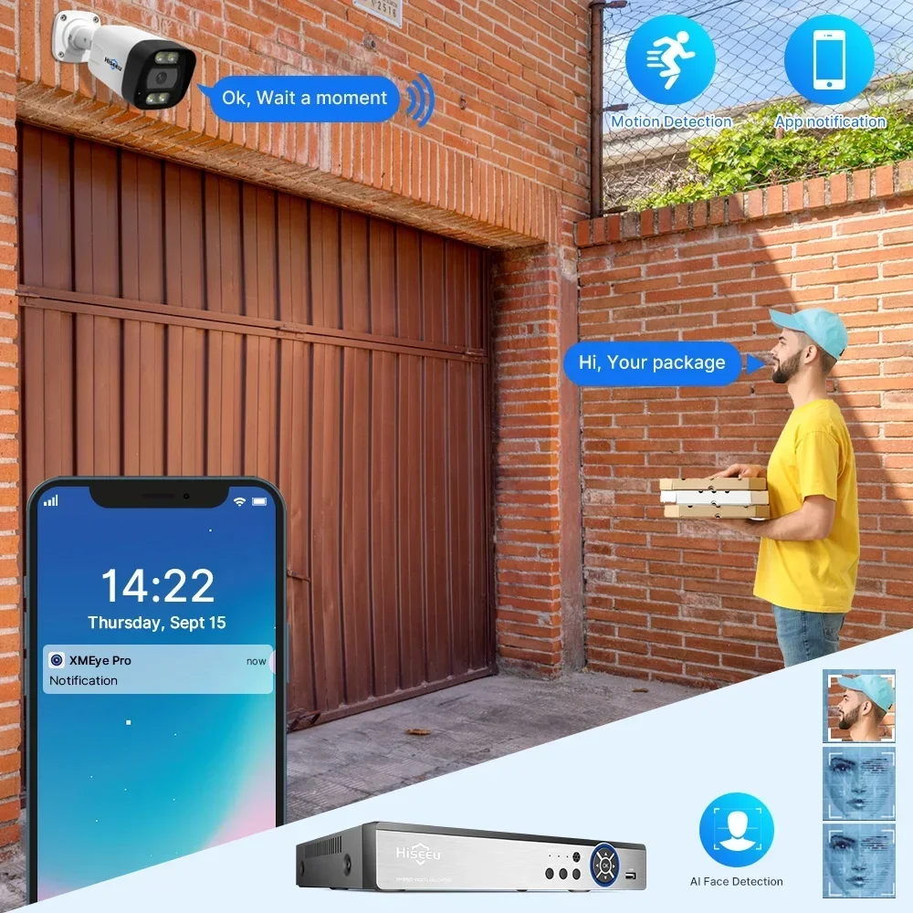 Hiseeu 4K 8channel 8mp Outdoor - Home Security And Camera System review and price