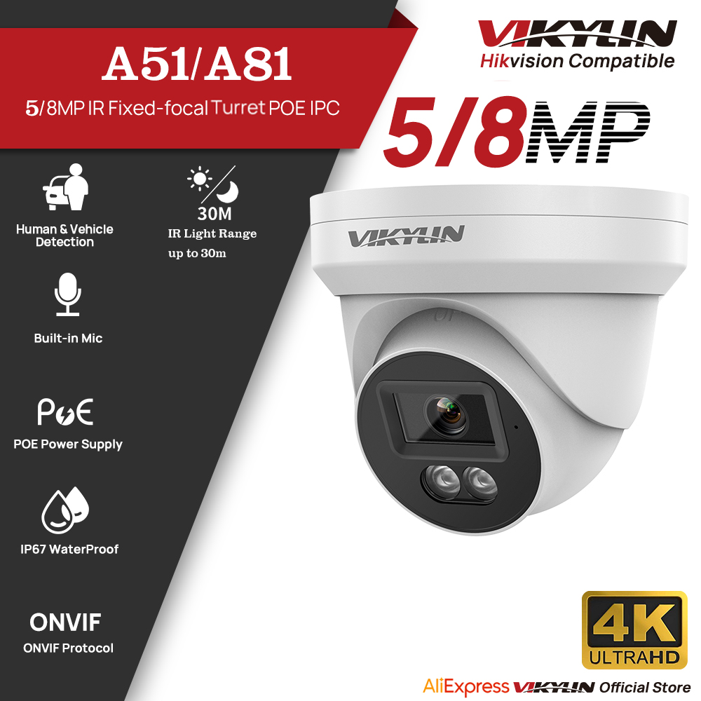 VIKYLIN 5/8MP HD IP Security C - Home Security Lights Outdoors review and price