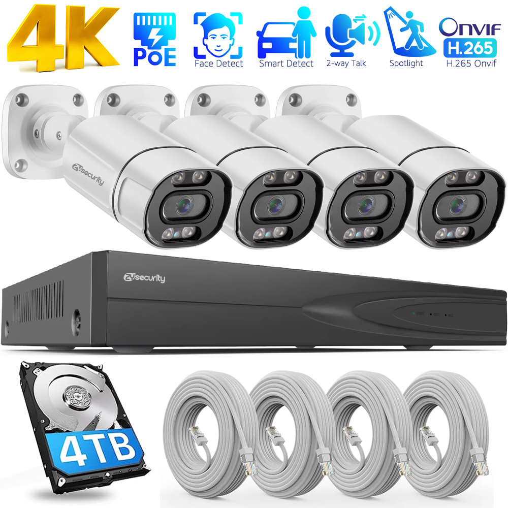 4K PoE Security Camera System  - Home Security And Camera System review and price