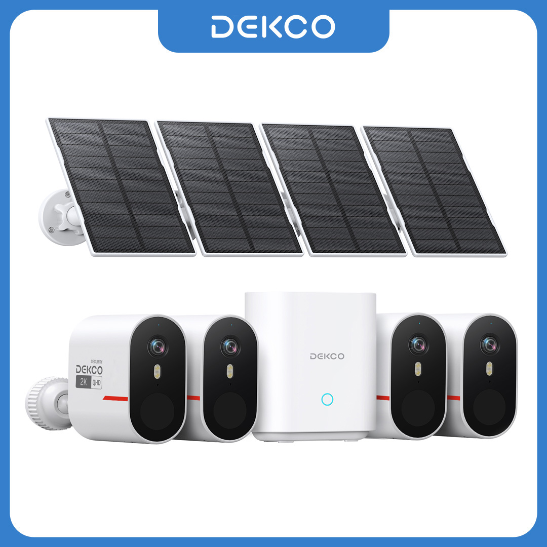 Dekco 3MP WiFi Solar Camera Sy - Home Security And Camera System review and price