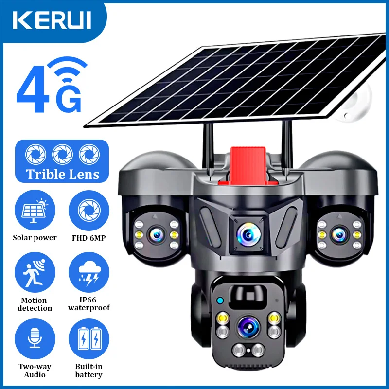 KERUI V380 Pro Outdoor PTZ 6MP - Home Security Monitoring Service review and price