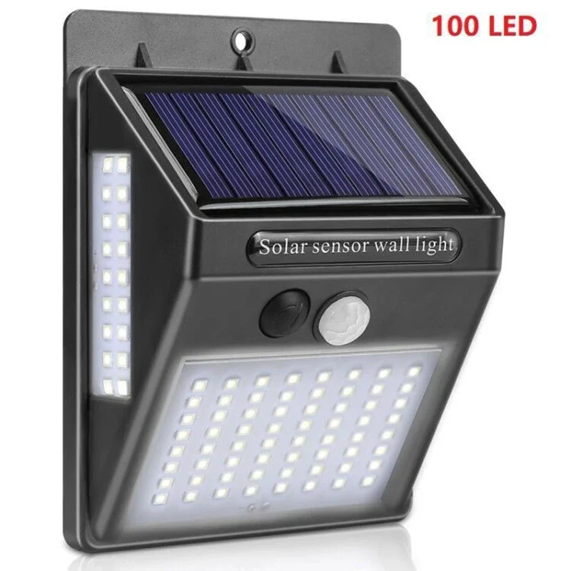 Outdoor Solar 100 LED PIR Moti - Home Security Lights Outdoors review and price