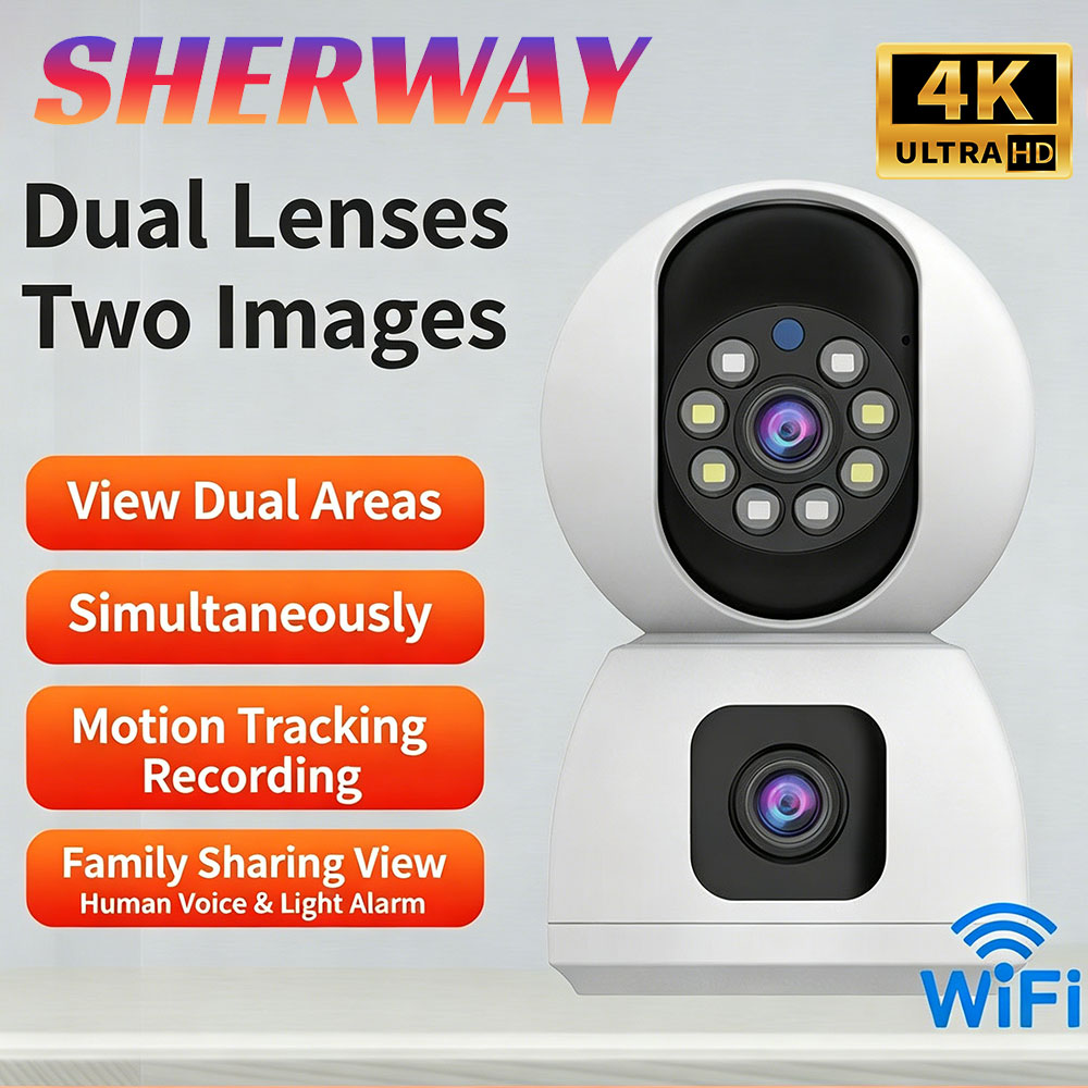 8MP WiFi IP Camera Dual Lens B - Home Security Google Camera review and price